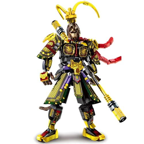 DzirePada Affenkönig Mech Bausteine Bausatz, 602Stück Action Figur Mechas Roboter Spielzeug Sammel Modell Bausatz Cool, Wukong Spiel Charakter Baukasten, Ideen Geschenke für Jungen Kinder Erwachsene DzirePada Affenkönig Mech Bausteine Bausatz, 602Stück Action Figur Mechas Roboter Spielzeug Sammel Modell Bausatz Cool, Wukong Spiel Charakter Baukasten, Ideen Geschenke für Jungen Kinder Erwachsene von DzirePada
