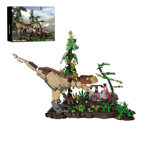 DzirePada Dinosaurier Welt Baustein Bausatz, 1555Stück Jurassic Szene Tiere Modell Spielzeug, STEM Urwald Dinosaurier Kreatur Klammerblöcke Kit, Ideen Geschenke für Kinder Erwachsene DzirePada Dinosaurier Welt Baustein Bausatz, 1555Stück Jurassic Szene Tiere Modell Spielzeug, STEM Urwald Dinosaurier Kreatur Klammerblöcke Kit, Ideen Geschenke für Kinder Erwachsene von DzirePada