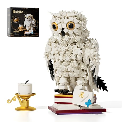 DzirePada Eule Bausteine Bausatz, 1239Stück Tier Klemmbausteine Kit, Mint Vogel Modell Spielzeug, Ideen Geschenke für Kinder Erwachsene Büro Haus Deko DzirePada Eule Bausteine Bausatz, 1239Stück Tier Klemmbausteine Kit, Mint Vogel Modell Spielzeug, Ideen Geschenke für Kinder Erwachsene Büro Haus Deko von DzirePada