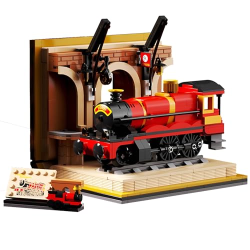 DzirePada Magischer Zug Bausteine Bausatz, 929Stück Kreative Lokomotive Modell Spielzeug, Film Klassischer Zug Klemmbausteine, Ideen Geschenke für Kinder Erwachsene und Büro Heimtextilien DzirePada Magischer Zug Bausteine Bausatz, 929Stück Kreative Lokomotive Modell Spielzeug, Film Klassischer Zug Klemmbausteine, Ideen Geschenke für Kinder Erwachsene und Büro Heimtextilien von DzirePada