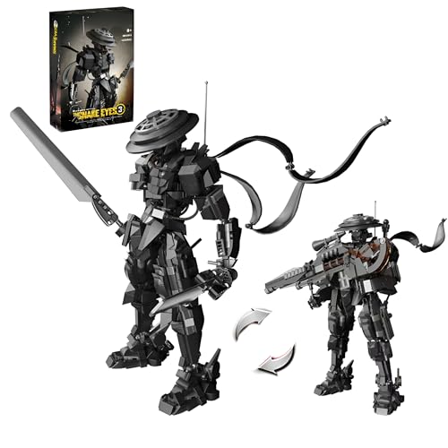 DzirePada Schlangenaugen Bausteine Bausatz, 1053Stück Film Charakter Modell Spielzeug, STEM 2IN1 Soldat Klemmbausteine Kit, Ideen Geschenke für Fan Jungen Kinder Erwachsene von DzirePada