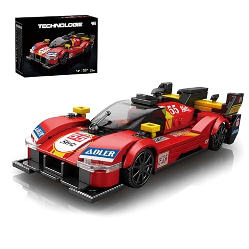DzirePada Sportwagen Bausteine Bausatz, 307 Stück Speed Champs Auto Modell Spielzeug, Sammlerstück Rennwagen Klemmbausteine, Geschenkideen für Erwachsene Kinder und Büro Dekoration DzirePada Sportwagen Bausteine Bausatz, 307 Stück Speed Champs Auto Modell Spielzeug, Sammlerstück Rennwagen Klemmbausteine, Geschenkideen für Erwachsene Kinder und Büro Dekoration von DzirePada