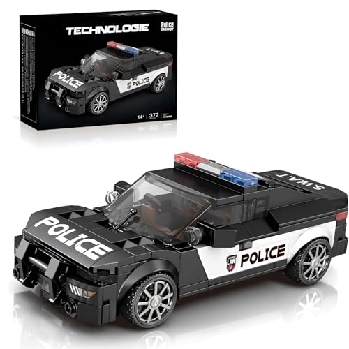 DzirePada Sportwagen Bausteine Bausatz, 372 Stück Polizeiwagen Modell Spielzeug, Sammlerstück Rennwagen Klemmbausteine, Geschenkideen für Erwachsene Kinder und Büro Dekoration DzirePada Sportwagen Bausteine Bausatz, 372 Stück Polizeiwagen Modell Spielzeug, Sammlerstück Rennwagen Klemmbausteine, Geschenkideen für Erwachsene Kinder und Büro Dekoration von DzirePada