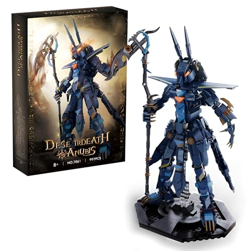 DzirePada Trdeath Anubts Bausteine Bausatz, 997Stück Wüsten Reaper Mech Krieger Modell Spielzeug, Coole Helden Charakter Spiel Klemmbausteine Set, Ideen Geschenke für Jungen Fan Kinder Erwachsene DzirePada Trdeath Anubts Bausteine Bausatz, 997Stück Wüsten Reaper Mech Krieger Modell Spielzeug, Coole Helden Charakter Spiel Klemmbausteine Set, Ideen Geschenke für Jungen Fan Kinder Erwachsene von DzirePada