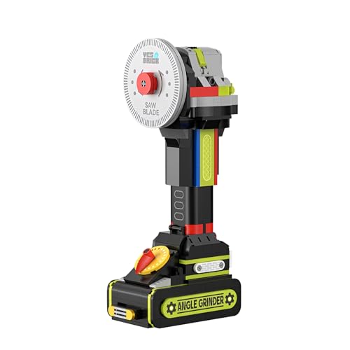 DzirePada Winkelschleifer Technik Bausteine Bausatz, 601Stück Kreative Simulation Werkzeug Modell Spielset, STEM Statisches Werkzeug Bauklötze Set, Ideen Geschenke für Kinder Erwachsene DzirePada Winkelschleifer Technik Bausteine Bausatz, 601Stück Kreative Simulation Werkzeug Modell Spielset, STEM Statisches Werkzeug Bauklötze Set, Ideen Geschenke für Kinder Erwachsene von DzirePada