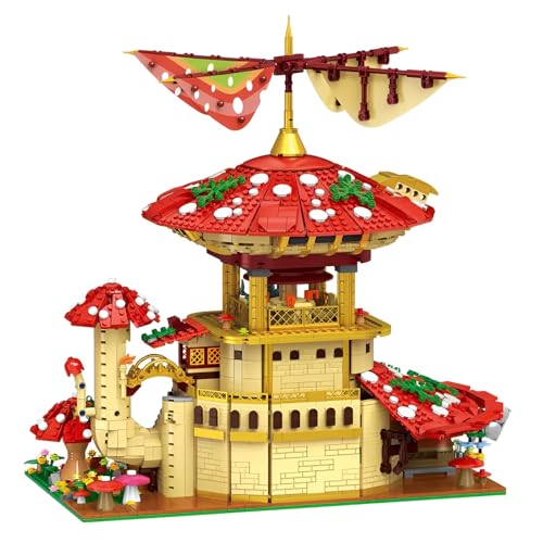 Ganoderma Hotel Mini Bausteine Bausatz, 2763Teile Forst Botanische Sammlung Architektur Modell Spielzeug, Kreative Magie Bau Haus Micro Klemmbausteine, Decor Geschenke für Jungen Kinder Erwachsene von DzirePada