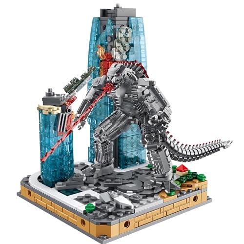 Godzill Aktion Figur Bausteine Bausatz, 375Stück Kreative Film Tier Modell Spielzeug, STEM The Neue Empire Konstruktionen Klammerblöcke Kit, Ideen Geschenke für Erwachsene Kinder von DzirePada