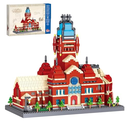Harvard Universität Gedenkhalle Mini Bausteine Bausatz, 3210Stück Stadt Reihe Berühmte Wahrzeichen Architektur Modell, Konstruktion Straße Ansicht Micro Klemmbausteine, Geschenke für Kinder Erwachsen Harvard Universität Gedenkhalle Mini Bausteine Bausatz, 3210Stück Stadt Reihe Berühmte Wahrzeichen Architektur Modell, Konstruktion Straße Ansicht Micro Klemmbausteine, Geschenke für Kinder Erwachsen von DzirePada