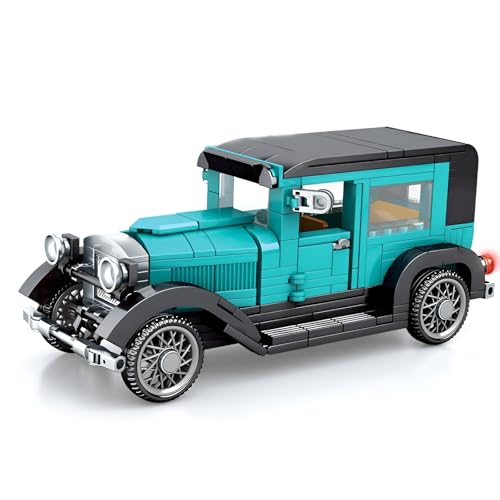 Klassische Antike Auto Baukasten Bausatz, 348Stück Oldtimer Sammler Lastwagen Klemmbausteine, Fahrzeuge Kombinieren Sie Starterkurs Modell Spielzeug, Ideen Geschenk für Jungen Kinder Erwachsene Klassische Antike Auto Baukasten Bausatz, 348Stück Oldtimer Sammler Lastwagen Klemmbausteine, Fahrzeuge Kombinieren Sie Starterkurs Modell Spielzeug, Ideen Geschenk für Jungen Kinder Erwachsene von DzirePada