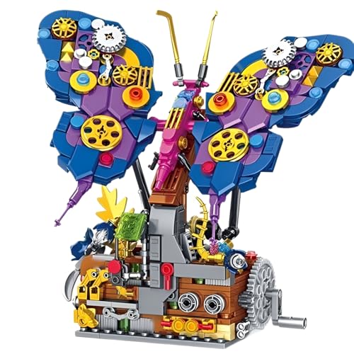 Mechanischer Schmetterling Bausteine Bausatz, 624Stück Technische Simulations Tier Bauklötze, Kreative Insekten Modell Spielzeug, Büro Haus Dekoration und Ideen Geschenke für Kinder Erwachsene(T2100) Mechanischer Schmetterling Bausteine Bausatz, 624Stück Technische Simulations Tier Bauklötze, Kreative Insekten Modell Spielzeug, Büro Haus Dekoration und Ideen Geschenke für Kinder Erwachsene(T2100) von DzirePada