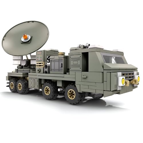 Militärische Störung Auto Baukasten Bausatz, 356Stück WWII Kampf Fahrzeug Modell Spielzeug, Krieg Armee Waffen Störsender LKW Klemmbausteine Set, Kreative Geschenke für Jungen Kinder Erwachsene Militärische Störung Auto Baukasten Bausatz, 356Stück WWII Kampf Fahrzeug Modell Spielzeug, Krieg Armee Waffen Störsender LKW Klemmbausteine Set, Kreative Geschenke für Jungen Kinder Erwachsene von DzirePada