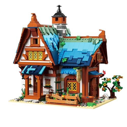 Mittelalterliches Herrenhaus Mini Bausteine Bausatz, 1749Stück Mittelalterliche Burg Modell Spielzeug, STEM Farmen Grundlagen Heim Klemmbausteine, Ideen Geschenke für Kinder Erwachsene Mittelalterliches Herrenhaus Mini Bausteine Bausatz, 1749Stück Mittelalterliche Burg Modell Spielzeug, STEM Farmen Grundlagen Heim Klemmbausteine, Ideen Geschenke für Kinder Erwachsene von DzirePada