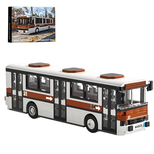 Oldtimer Doppeldecker Bus Bausteine Bausatz, 552Teile Stadt Reisebus Fahrzeug Modell Spielzeug, STEM Bus Station Klemmbausteine Kit, Ideen Geschenke für Kinder Erwachsene und Büro Home Decor Oldtimer Doppeldecker Bus Bausteine Bausatz, 552Teile Stadt Reisebus Fahrzeug Modell Spielzeug, STEM Bus Station Klemmbausteine Kit, Ideen Geschenke für Kinder Erwachsene und Büro Home Decor von DzirePada