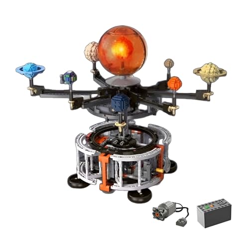 Sonnensystem Neun Planeten Bausteine Baukasten, Drehbares Weltall Exploration Modell Spielzeug, 1282Stück STEM Planeten Wissenschaft Experimente Klammerblöcke Kit, Ideen Geschenke für Kinder Erwachsen Sonnensystem Neun Planeten Bausteine Baukasten, Drehbares Weltall Exploration Modell Spielzeug, 1282Stück STEM Planeten Wissenschaft Experimente Klammerblöcke Kit, Ideen Geschenke für Kinder Erwachsen von DzirePada
