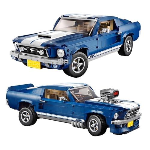 Sportwagen Bausteine Bausatz, 1:10 MOC Bausatz Technick Rennwagen Modell, Geschwindigkeit Champion Fahrzeuge für Jungen Alter 14，Ideen Geschenke für Spielzeug Kinder Jungen oder Erwachsene(1680 Stck) von DzirePada