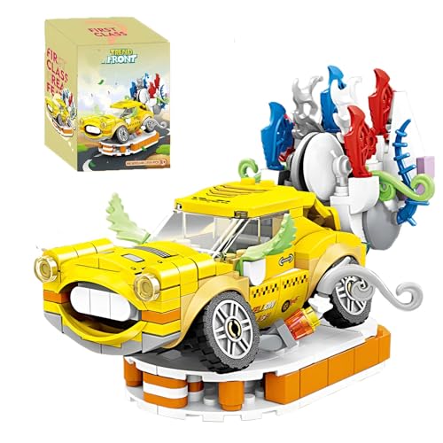 Sportwagen mit Ausstellungsständer Bausteine Bausatz, Kreatives Speed Champion Rennwagen Modell Spielzeug mit Ozeanthema, Gelber Speed Fahrzeug Klemmbausteine, Geschenkideen für Kinder und Erwachsene Sportwagen mit Ausstellungsständer Bausteine Bausatz, Kreatives Speed Champion Rennwagen Modell Spielzeug mit Ozeanthema, Gelber Speed Fahrzeug Klemmbausteine, Geschenkideen für Kinder und Erwachsene von DzirePada