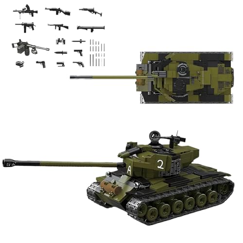 T26E4 Super Pershing Pilot Bausteine Bausatz, 1322 Teile, Spielzeug-Panzer WW2 Armee Bausatz, MINT-kriegerische Fahrzeug Modelle, Große Militärische Spielzeug Geschenke für Kinder Erwachsene Dekor T26E4 Super Pershing Pilot Bausteine Bausatz, 1322 Teile, Spielzeug-Panzer WW2 Armee Bausatz, MINT-kriegerische Fahrzeug Modelle, Große Militärische Spielzeug Geschenke für Kinder Erwachsene Dekor von DzirePada