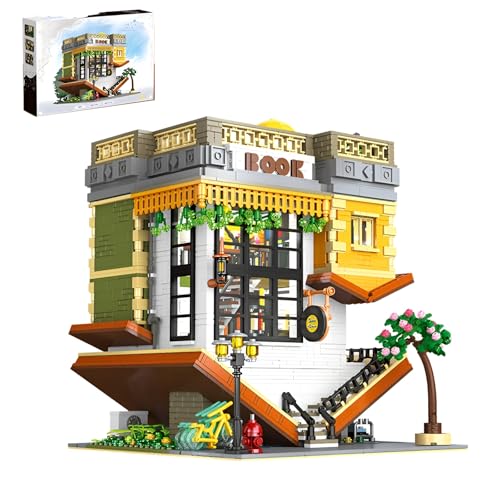 Umgekehrt Buch Haus Bausteine Bausatz, 3621Stück Kreative Architektur Modell Spielzeug, Stadt Straße Ansicht Ziegel Baukasten Büro Haus Dekor, Geschenke für Kinder Freunde Erwachsene Gedenkstätte von DzirePada