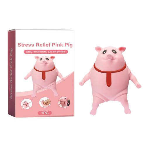DzpKrka Anti Stress Schwein Original, Quetsch Spielzeug, Spielzeug Schwein, Schweinequetsch Spielzeug, Kreatives Dekompressions Schwein, Weiches Zappelspielzeug Zum Kneifen Aus Weichem Gummi DzpKrka Anti Stress Schwein Original, Quetsch Spielzeug, Spielzeug Schwein, Schweinequetsch Spielzeug, Kreatives Dekompressions Schwein, Weiches Zappelspielzeug Zum Kneifen Aus Weichem Gummi von DzpKrka