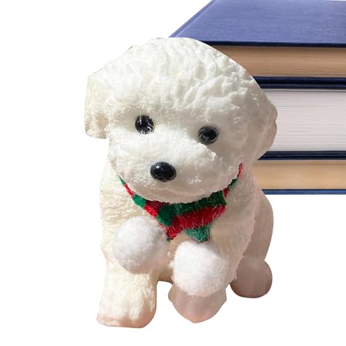 DzpKrka Dog Squeeze Toy, 13 X 13 cm Squishy Hunde, Stress Spielzeug Kinder, Quetsch Spielzeug, Emulation Dog Squeeze Toy, Hund Squishy Squeeze Spielzeug, Stressabbau-Squishie Für Partygeschenke von DzpKrka