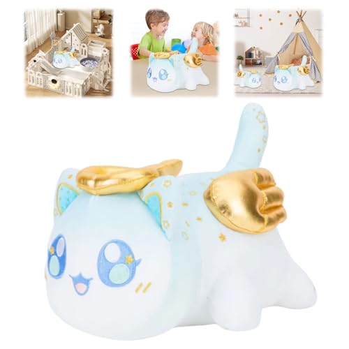 E-ALLDIR MeeMeows Cat Food Plushies, Engelskatze Meemeows Plush, Cat Food Plushies Cat Mee Meow, Cute Anime Cartoon Cat Stuffed Animal Figure Toy Plush Pillow Gift for Fans Kids E-ALLDIR MeeMeows Cat Food Plushies, Engelskatze Meemeows Plush, Cat Food Plushies Cat Mee Meow, Cute Anime Cartoon Cat Stuffed Animal Figure Toy Plush Pillow Gift for Fans Kids von E-ALLDIR