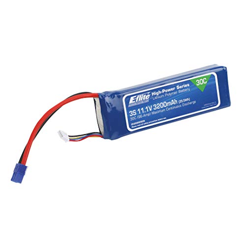 11.1V 3200mAh 3S 30C LiPo Battery: EC3 von E-Flite