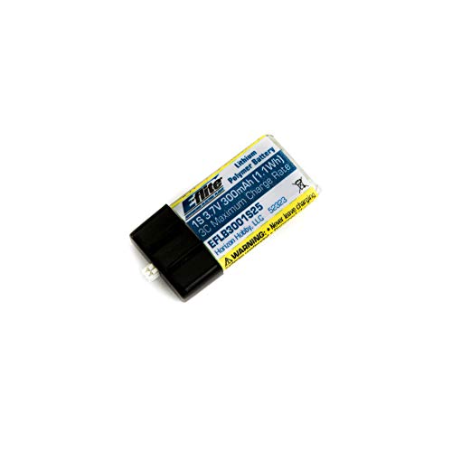 300mAh 1S 3.7V 25C LiPo Battery: PH 1.5 (Ultra Micro) von E-Flite