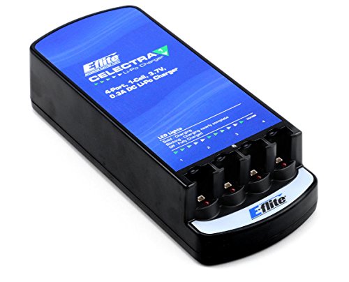 Celectra 4-Port 1S 3.7V 0.3A DC Li-Po Charger Celectra 4-Port 1S 3.7V 0.3A DC Li-Po Charger von E-Flite
