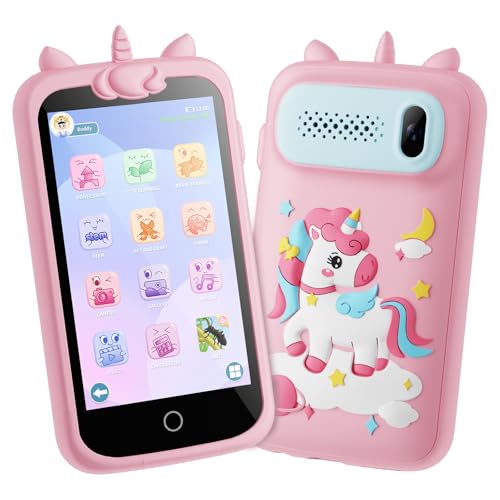 Kinder Smartphone für Mädchen Spielzeug, 3,97 "Touchscreen Kinder Handy, Weihnachtsgeburtstagsgeschenke für Mädchen Alter 3-12, Kleinkind Lernen Spielen Spielzeug Telefon, 8GB Karte Rosa Kinder Smartphone für Mädchen Spielzeug, 3,97 "Touchscreen Kinder Handy, Weihnachtsgeburtstagsgeschenke für Mädchen Alter 3-12, Kleinkind Lernen Spielen Spielzeug Telefon, 8GB Karte Rosa von E teacher