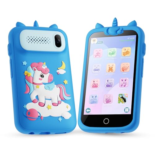 Kinderkamera, 3.97" Touchscreen Kinder Handy Smartphone Spielzeug, pädagogische Lerngeschenke für 4-10 Mädchen Junge mit Games Music Player, 8GB Karte Blau Kinderkamera, 3.97" Touchscreen Kinder Handy Smartphone Spielzeug, pädagogische Lerngeschenke für 4-10 Mädchen Junge mit Games Music Player, 8GB Karte Blau von E teacher