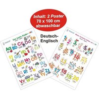 Das bunte Kinder-ABC + Meine tierischen Zahlen von 1-20 Deutsch/Englisch, 2 Teile Das bunte Kinder-ABC + Meine tierischen Zahlen von 1-20 Deutsch/Englisch, 2 Teile von E&Z Verlag GmbH