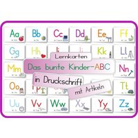 Das bunte Kinder-ABC in Druckschrift mit Artikeln von E & Z Verlag GmbH