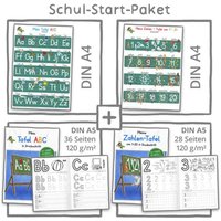 Mein Schul-Start-Paket (2 Lernposter DIN A4 + 2 Schreiblernhefte) von E & Z Verlag GmbH