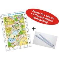 Mein Zoo-Wimmelposter + Posterschienen von E & Z Verlag GmbH