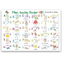 Mein buntes Kinder-ABC in Druckschrift mit Artikeln von E & Z Verlag GmbH