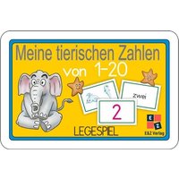Meine tierischen Zahlen von 1-20 Legespiel, m. 1 Beilage, m. 1 Beilage, 2 Teile von E&Z Verlag GmbH
