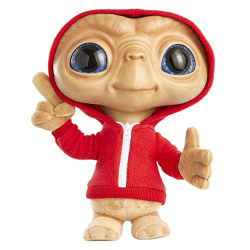 Mattel Plush HMG06 - E.T. der Außerirdische, 40. Jahrestag Plüschfigur mit Lichtern und Geräuschen, Plüschtier für Geschenke und Sammler, Spielzeug ab 4 Jahren von E.T