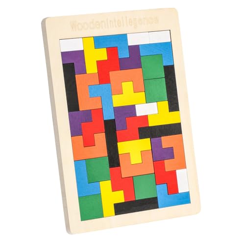 EACHHAHA Holzpuzzle Box Spielzeug, Puzzle ab 4,Montessori Spielzeug für Kinder, Kreativ Lernspielzeug,Fördert räumliche Vorstellungskraft und logisches Denken, Lernendes Puzzle Spielzeug von EACHHAHA