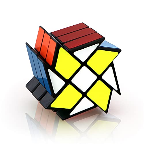 EACHHAHA Windmill Speed Puzzle Cube 3x3 Speed Magic Cube, professioneller, rasanter Denksport, Geeignet für Wettbewerbstraining und Geburtstagsgeschenke von EACHHAHA