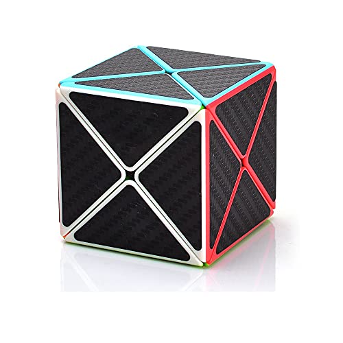EACHHAHA Zauberwürfel X Magic Cube Speed Puzzle-Würfel 3x3 Speed Magic Cube, professioneller, rasanter Denksport,Geeignet für das Wettbewerbstraining, Geburtstagsgeschenk（Kohlefaser） von EACHHAHA