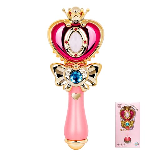 EAHAUCIR Moon Zauberstab Stab Star Moon Licht Musik Spielzeug für Kinder und Mädchen Geschenk (B) von EAHAUCIR
