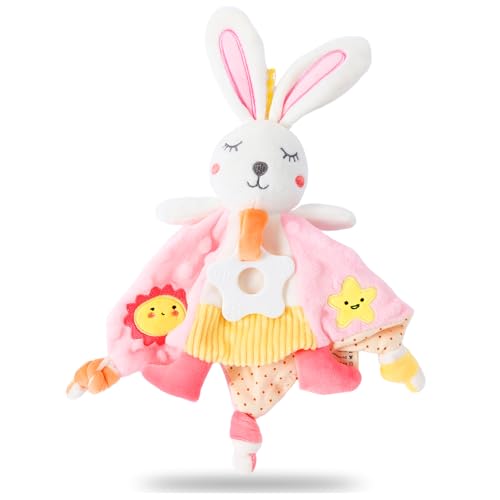EAQ Schmusetuch Baby Schnuffeltuch - Ostergeschenke Baby- Kuscheltier Spielzeug Stofftier - Plüschtier Stofftuch zum Kuscheln für Babys und Kleinkinder ab 0+ Monaten EAQ Schmusetuch Baby Schnuffeltuch - Ostergeschenke Baby- Kuscheltier Spielzeug Stofftier - Plüschtier Stofftuch zum Kuscheln für Babys und Kleinkinder ab 0+ Monaten von EAQ