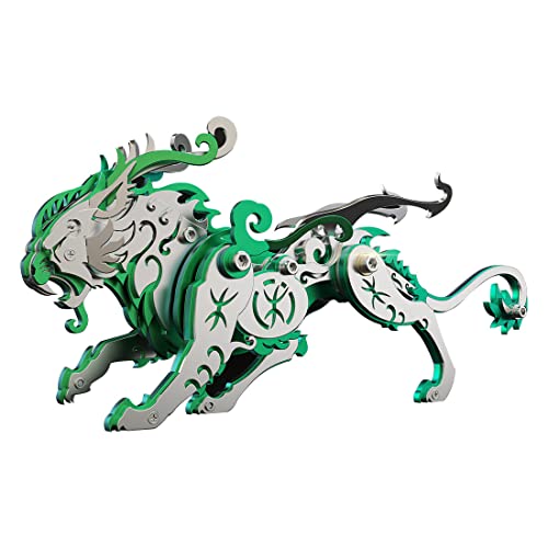 EASYTAB 3D Metallpuzzle Antike Chinesische Tiere Modell, Metall Bian Tiger Modell, 3D Metall Puzzle Erwachsene, Einzigartige Geburtstagsgeschenk, 92Teile von EASYTAB