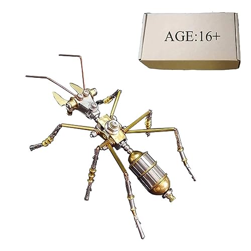 EASYTAB Metall Insekt 3D Metall Puzzle Erwachsene, Zusammengebauter Modellbausatz Kleine Ameise Puzzle 100Teile Abnehmbare Puzzle Ornamente von EASYTAB