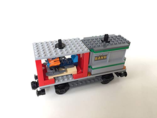 Lego City Eisenbahn Waggon mit 2 Container, Containerwaggon (aus 60198) von LEGO