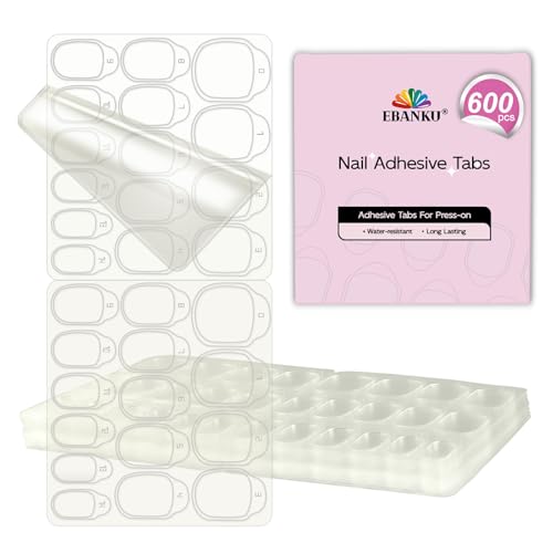 600PCS Nagelkleber Aufkleber, EBANKU 20 Blatt Nagel Klebepads,Doppelseitiges Gelee Nagel Klebepads Transparent Press On Nails klebepads für Nagelstudiozubehör Maniküre,15 Größen 600PCS Nagelkleber Aufkleber, EBANKU 20 Blatt Nagel Klebepads,Doppelseitiges Gelee Nagel Klebepads Transparent Press On Nails klebepads für Nagelstudiozubehör Maniküre,15 Größen von EBANKU