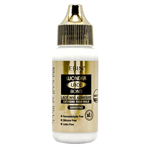 EBIN NEW YORK Wonder Lace Bond Extreme Firm Hold 1,18 Oz – Empfindlich, keine Rückstände, verbesserte Formel, sanfte Anwendung, perfekt für empfindliche EBIN NEW YORK Wonder Lace Bond Extreme Firm Hold 1,18 Oz – Empfindlich, keine Rückstände, verbesserte Formel, sanfte Anwendung, perfekt für empfindliche von EBIN NEW YORK