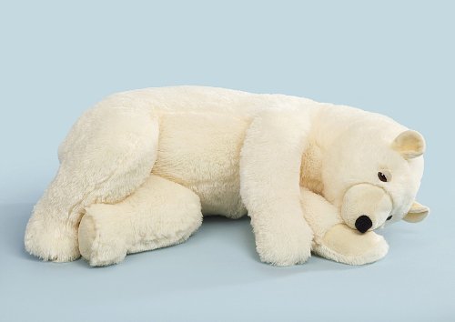 EBO 01060 - Eisbär schlafend 58 cm von EBO Plüschtiere