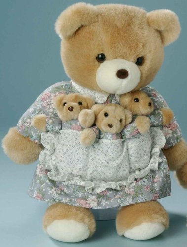 EBO 10840 - Mama-Bär 40cm m.3 Jungen EBO 10840 - Mama-Bär 40cm m.3 Jungen von EBO Plüschtiere