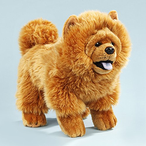 EBO 40084 - Chow Chow, ca. 35 cm lang, stehend, Goldbraun von EBO Plüschtiere